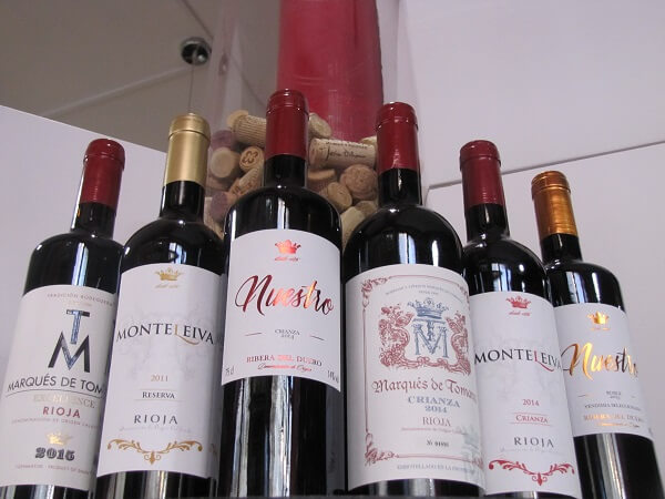 Cave à vins espagnols